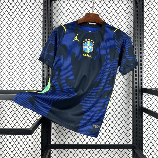 Camisa do Brasil azul Jordan — cabide